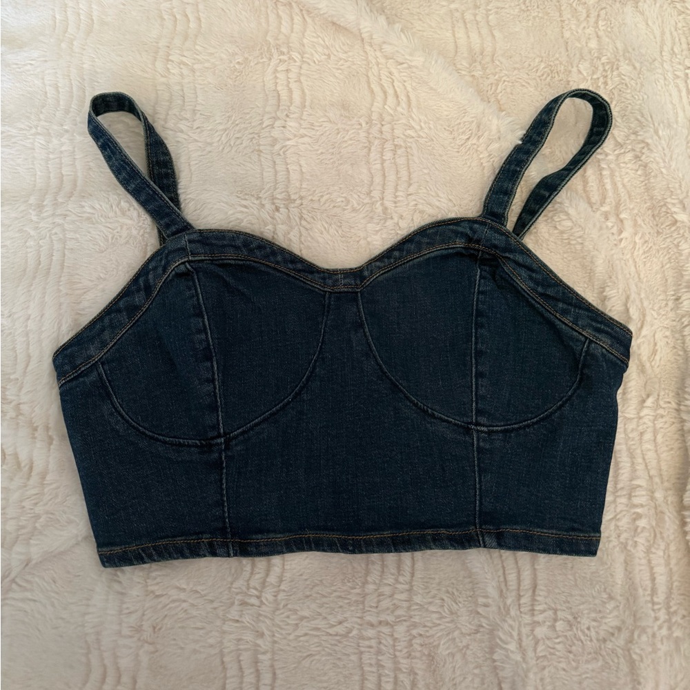 Aeropostale Blue Denim Top